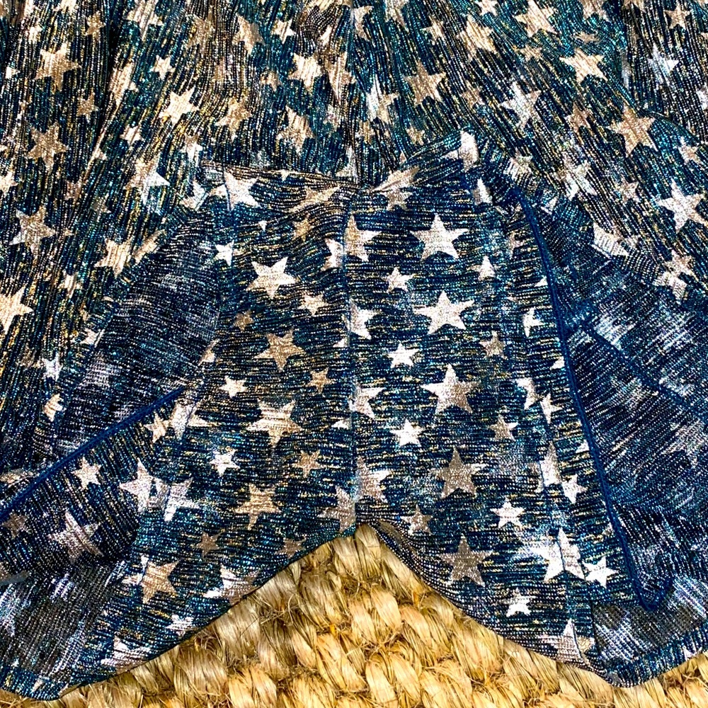 Show Me Your MuMu Metallic Star Shorts - Picture 3 of 4